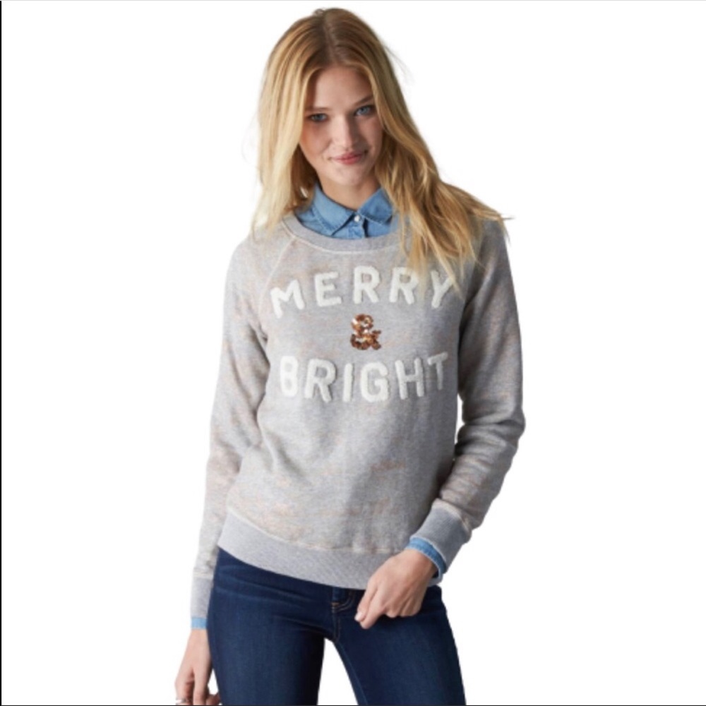American Eagle "Merry & Bright" sweatshirt Sz. L